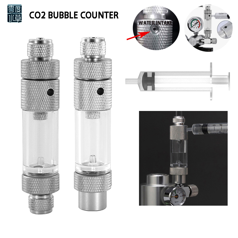 Planted Aquarium Co2 - Aquarium CO2 bubble meter Water injection