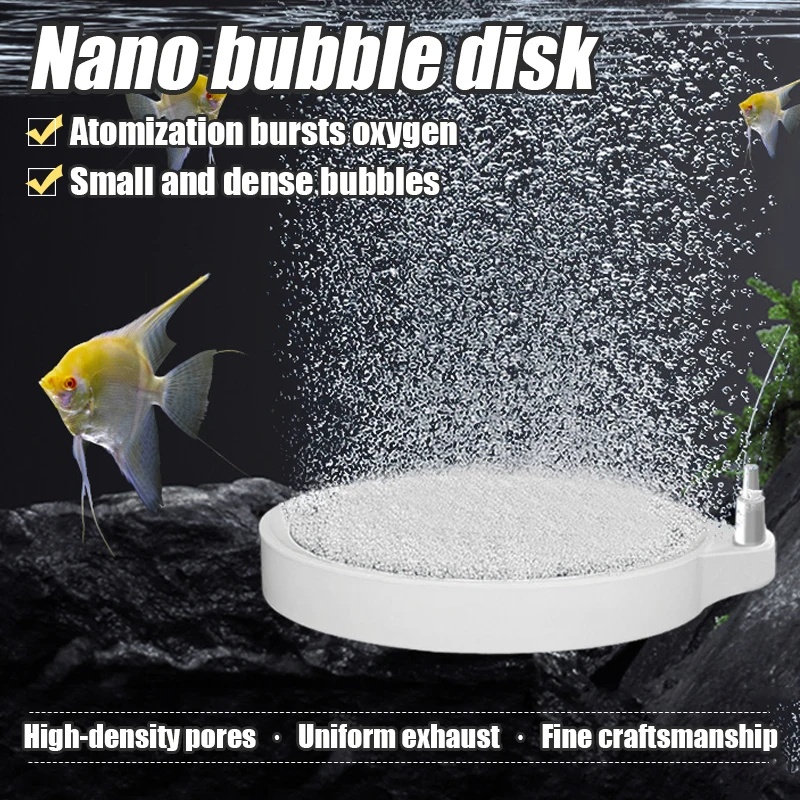 Planted Aquarium Accessories - Nano Disc Air Stone Oxygen Aerator
