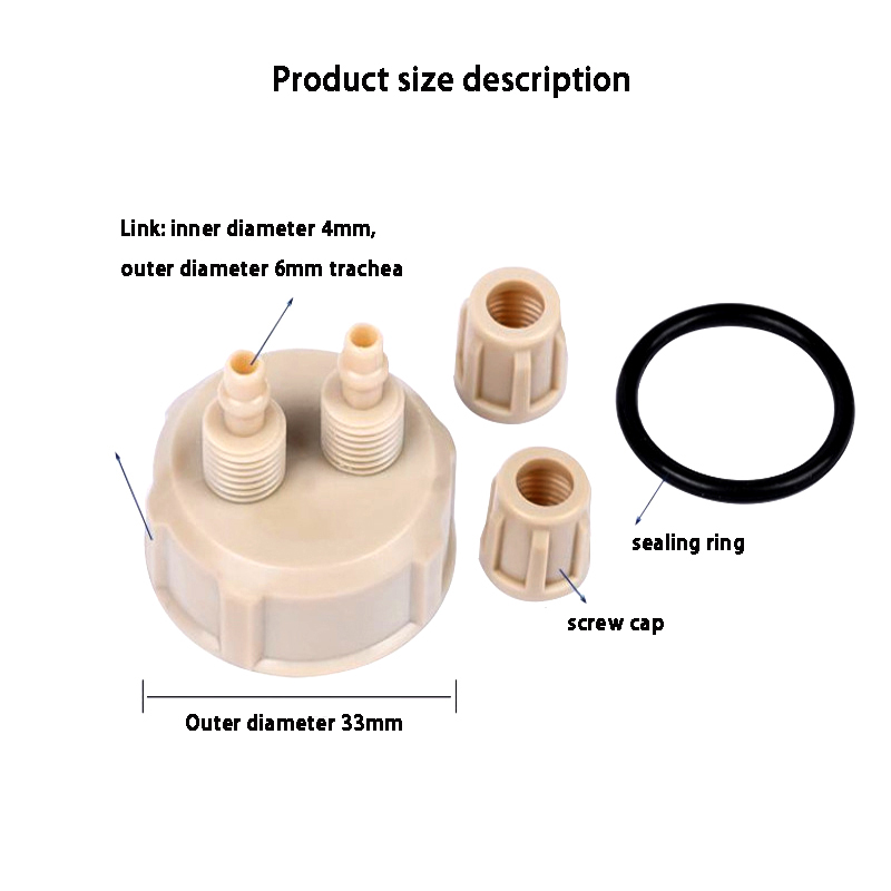 2 Pack Aquarium DIY CO2 Genera - Planted Aquarium Accessories recension och pris