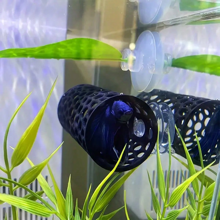 Aquarium Fish Hideout Black Ho - Aquarium Plant Rings recension och pris
