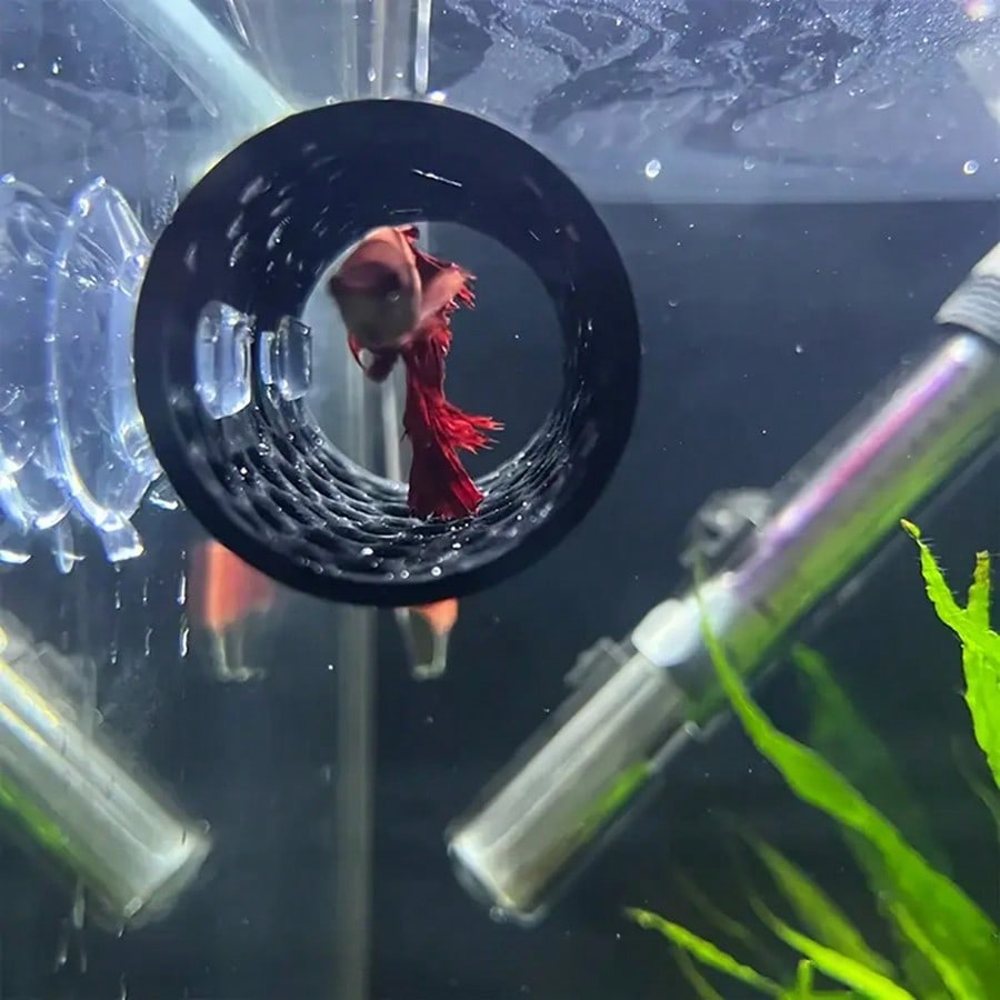 Aquarium Fish Hideout Black Ho - Aquarium Plant Rings recension och pris