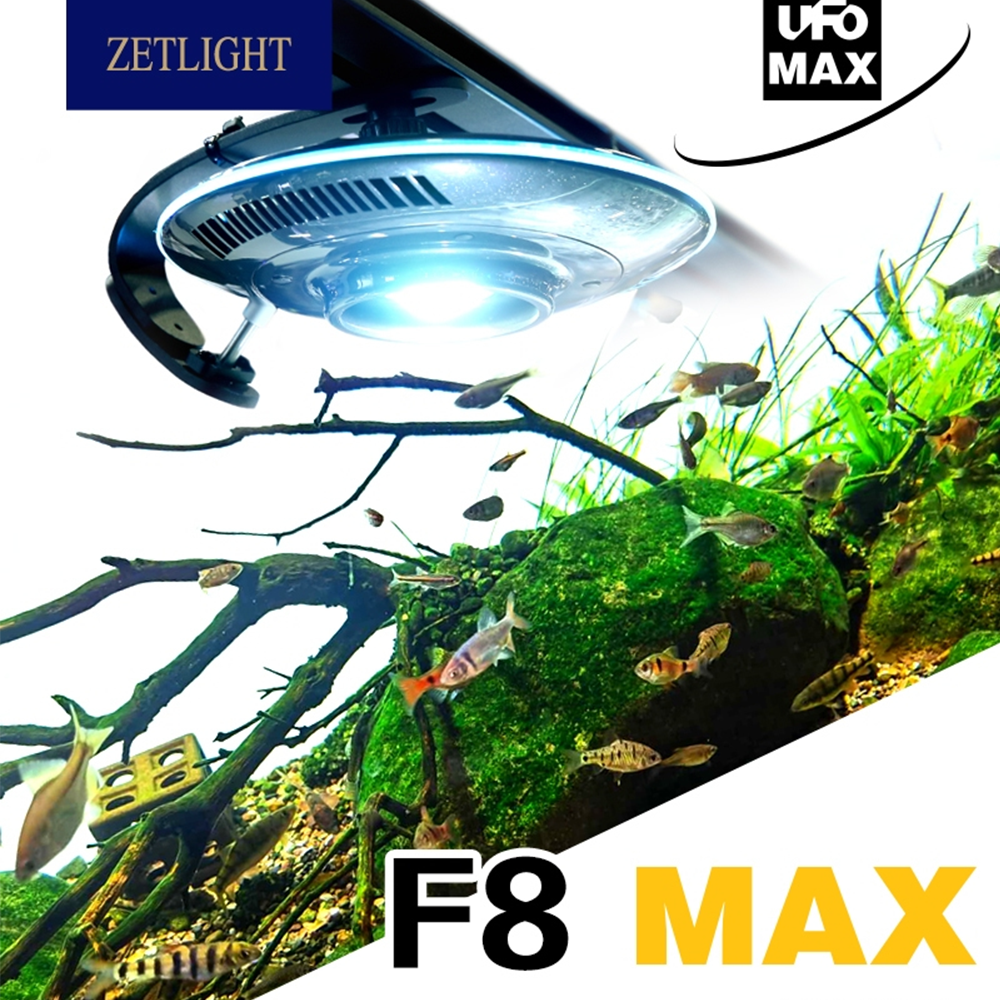 Zetlight UFO F8 Max 96W Smart  - Planted Aquarium Freshwater recension och pris