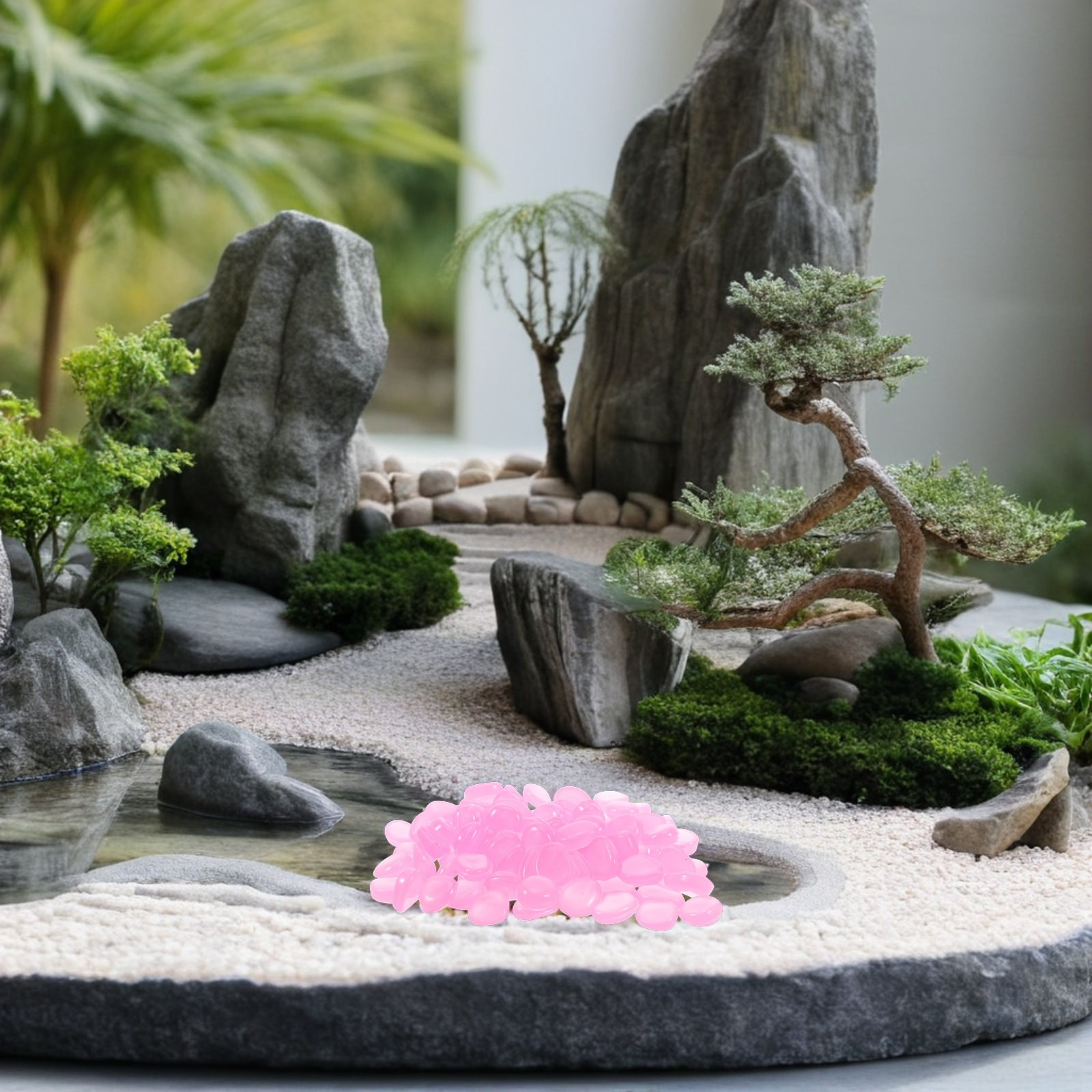 400Pcs Glowing Pebbles Violet  - Aquarium Plant Violet recension och pris