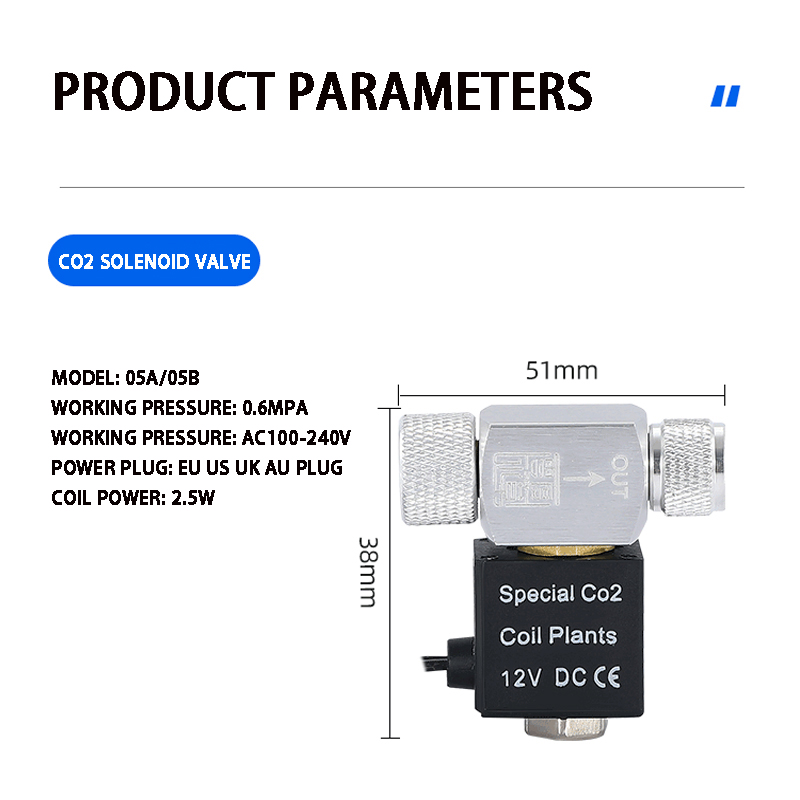 ZRDR Aquarium Co2 Solenoid Val - Planted Aquarium Co2 recension och pris