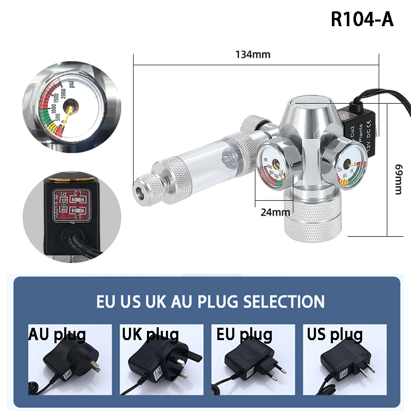 New DIY Aquarium CO2 Regulator - Planted Aquarium Co2 recension och pris