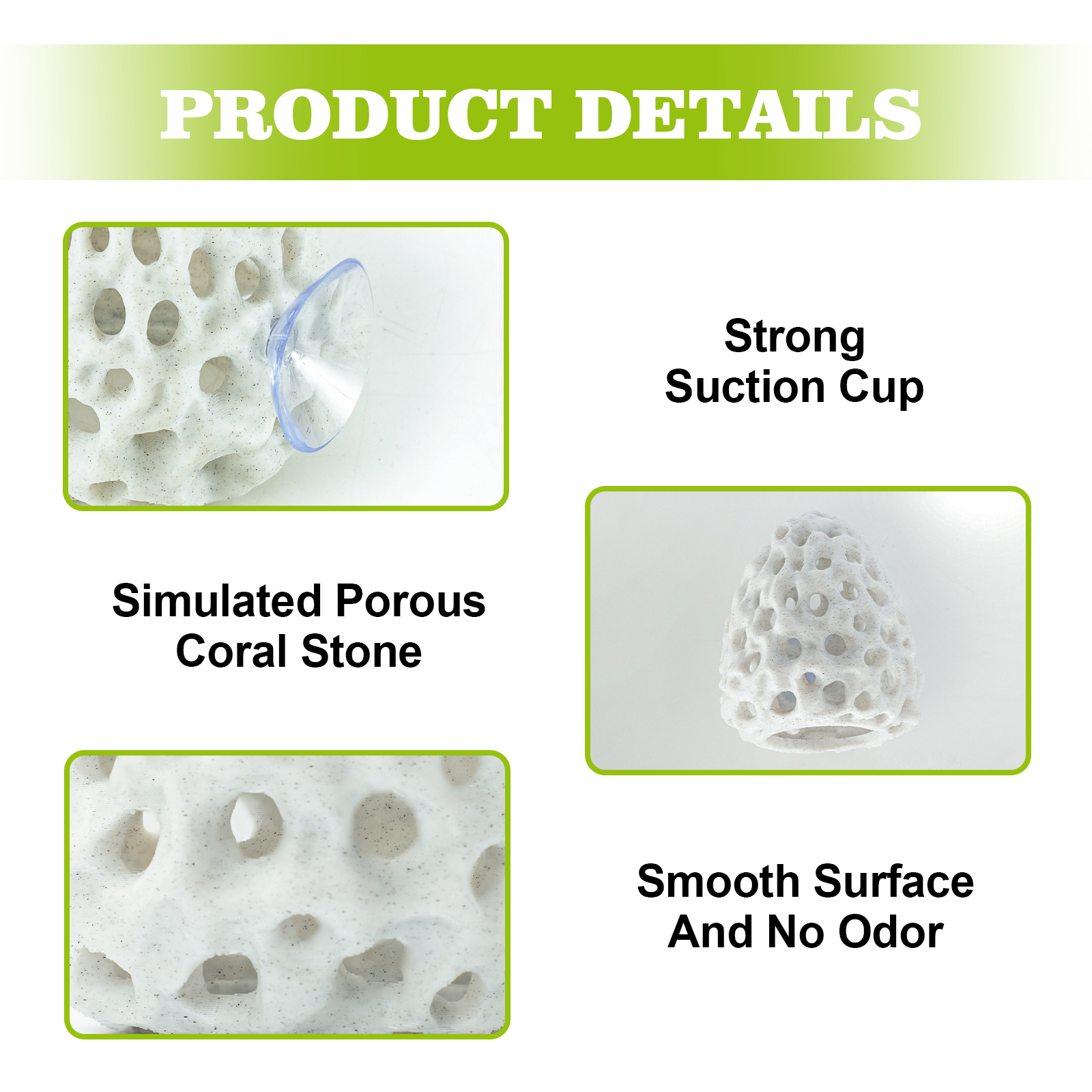 Shrimp Hides for Aquarium, Bet - Aquarium Plant Rings recension och pris