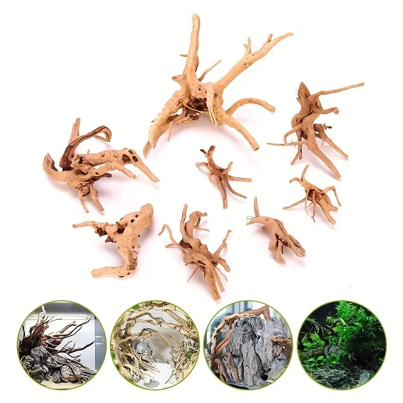 7-26CM 4 Sizes Driftwood Cucko - Aquarium Plant Rings recension och pris