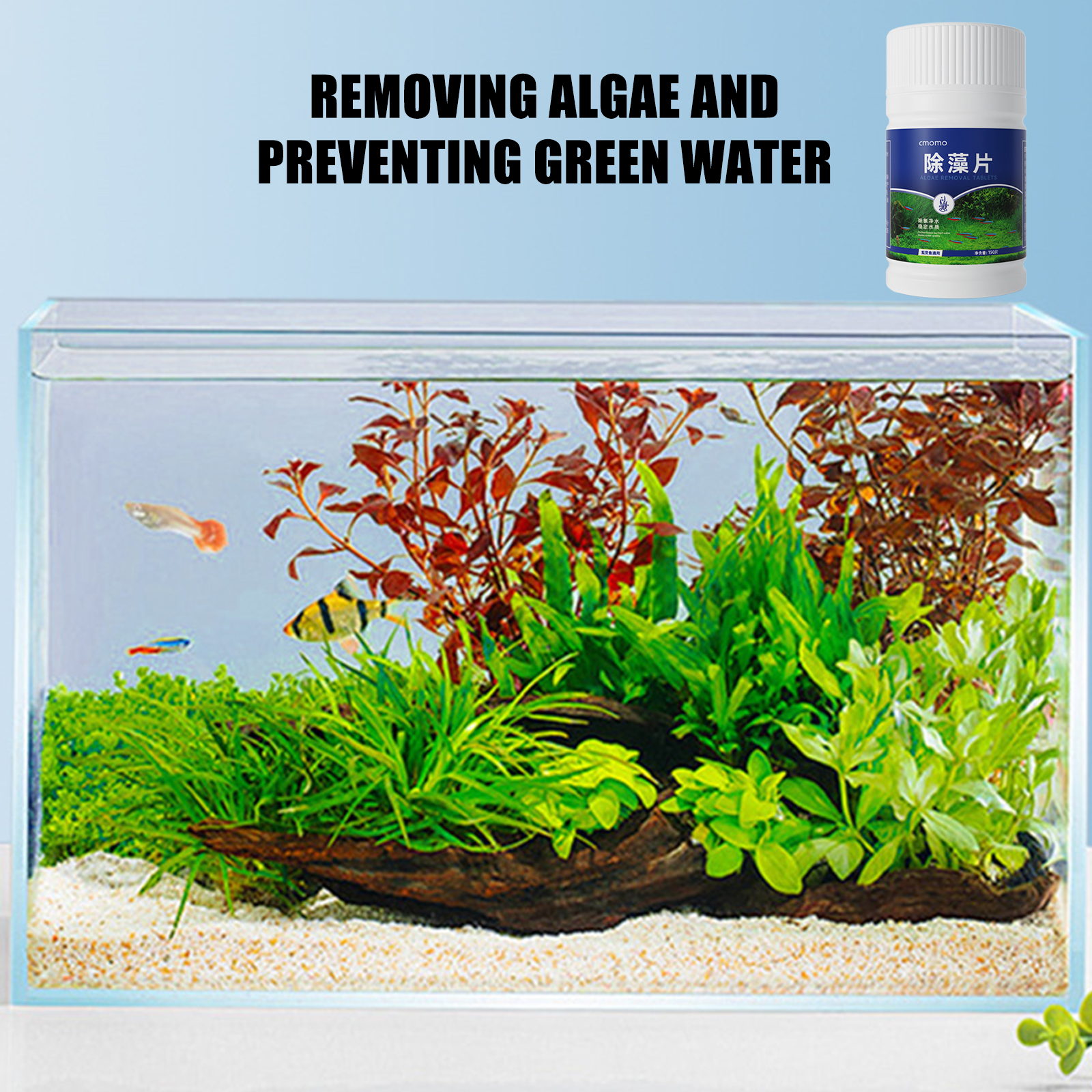 Algae Removal Tablets For Fish - Planted Aquarium Hair Algae recension och pris