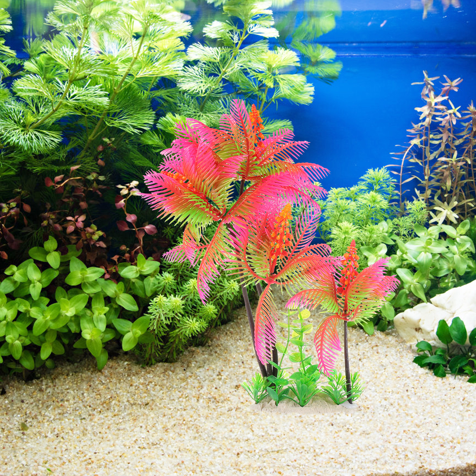 1Pcs Realistic Coconut Tree Re - Planted Aquarium Ada recension och pris