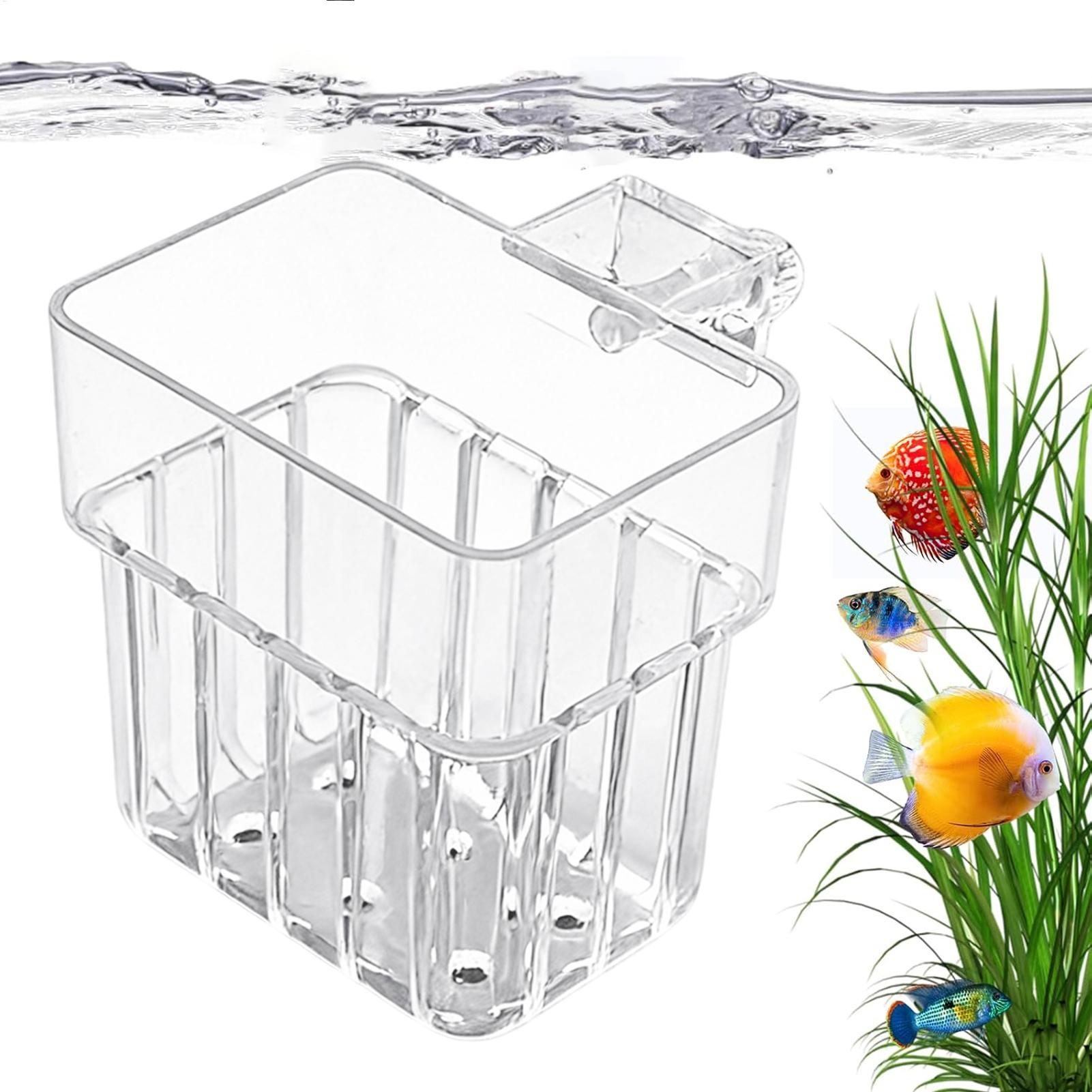 Transparent Hangable Pot Aquar - Aquarium Plant Rings recension och pris