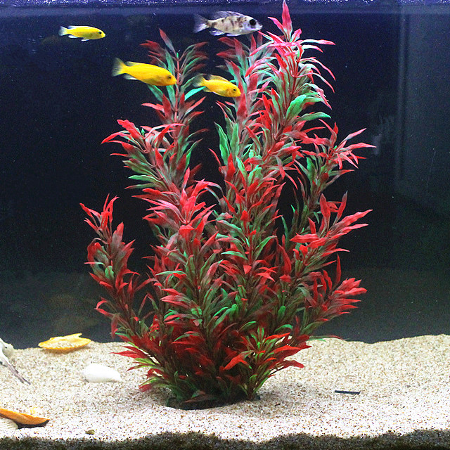 50CM Artificial Fish Tank Rare - Aquarium Plants Book recension och pris