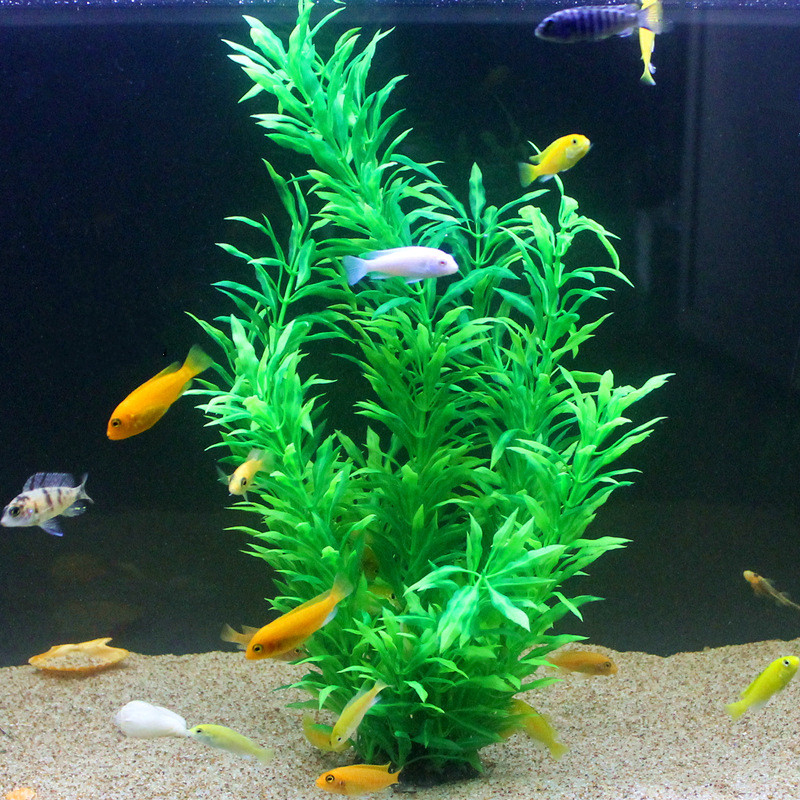 50CM Artificial Fish Tank Rare - Aquarium Plants Book recension och pris