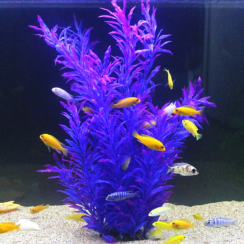 50CM Artificial Fish Tank Rare - Aquarium Plants Book recension och pris