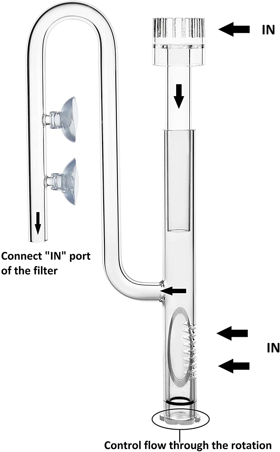 Skimmer Glass Jet Lily Pipe Sp - Planted Aquarium Ada recension och pris