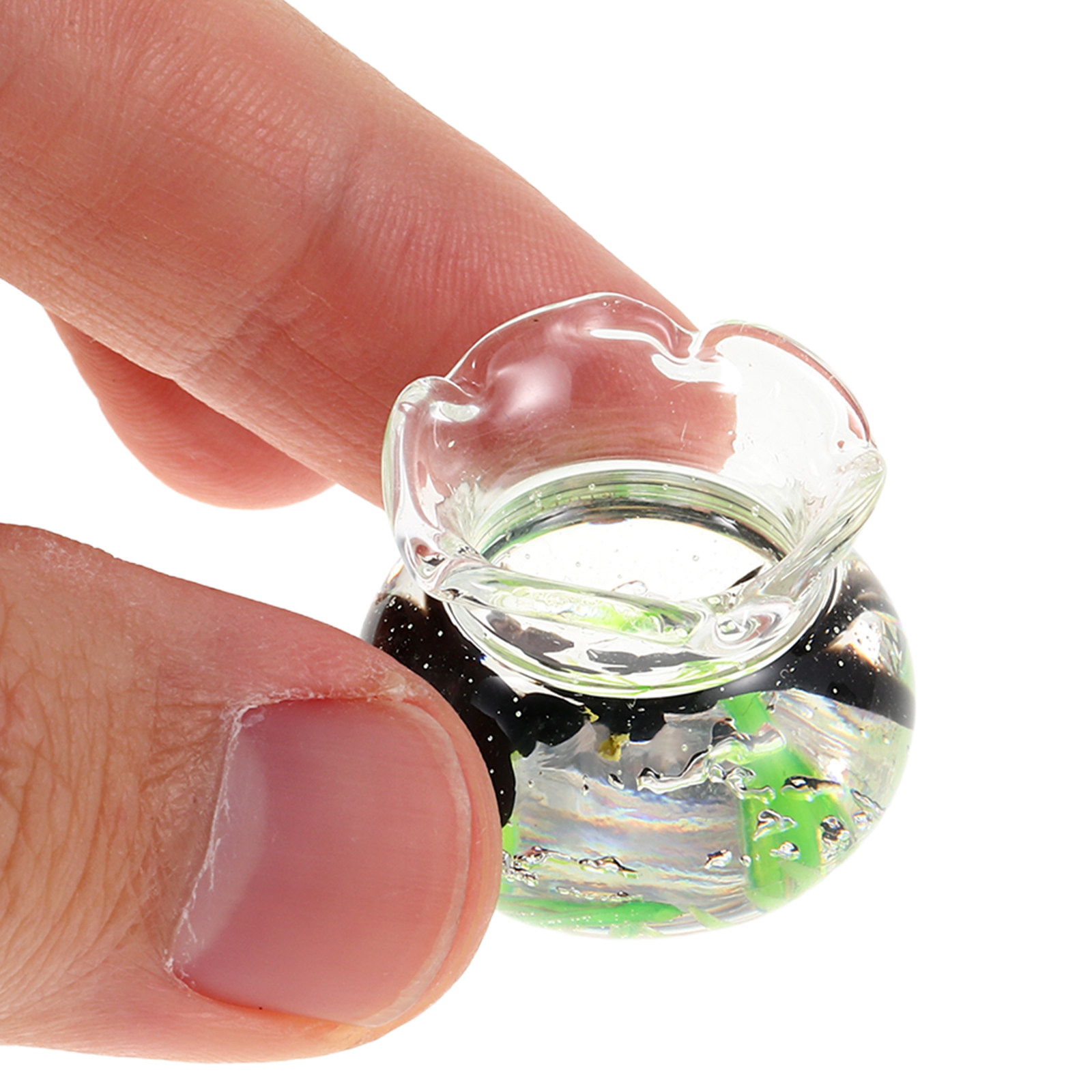 Mini Round Resin Fish Bowl Tin - Planted Aquarium Accessories recension och pris
